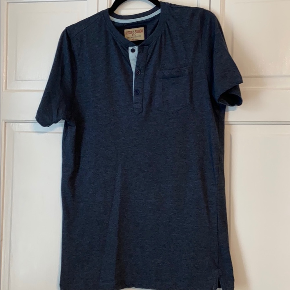 Navy Blue Basic Henley